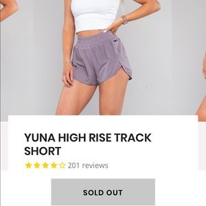 High rise shorts